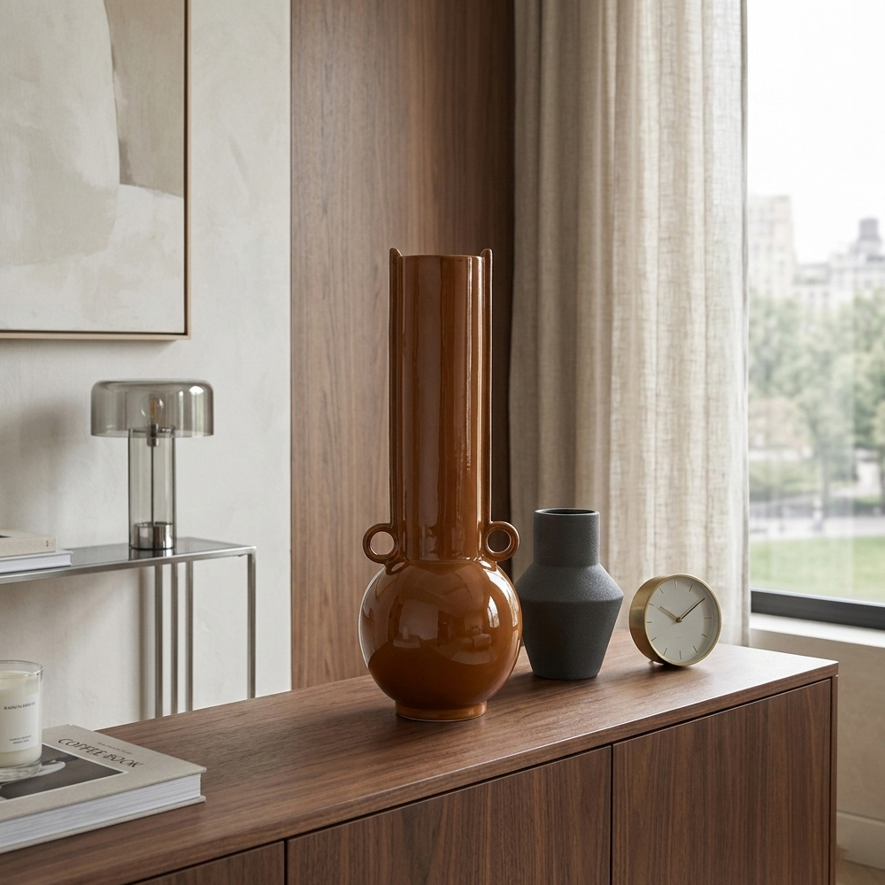 Vaso Con Anelli Terra