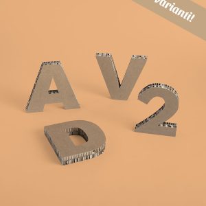 Lettere e numeri colori pastello